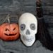 Skull spooky Halloween