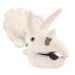 Triceratops skull dino plush angle