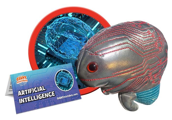AI Brain plush cluster
