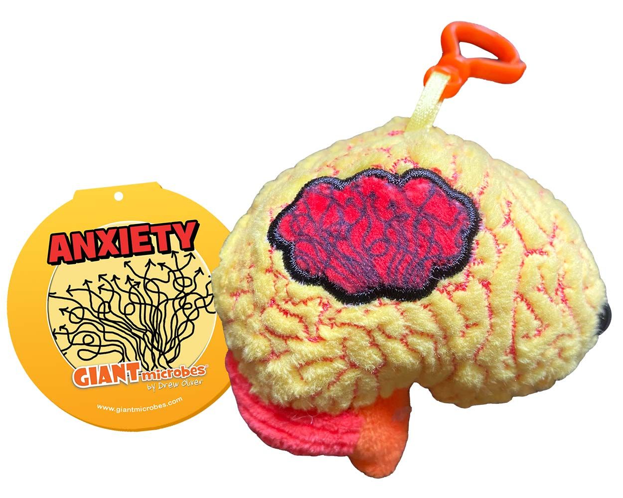 Anxiety key chain tag