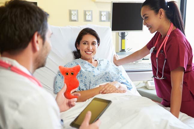 Appendix plush post-surgery