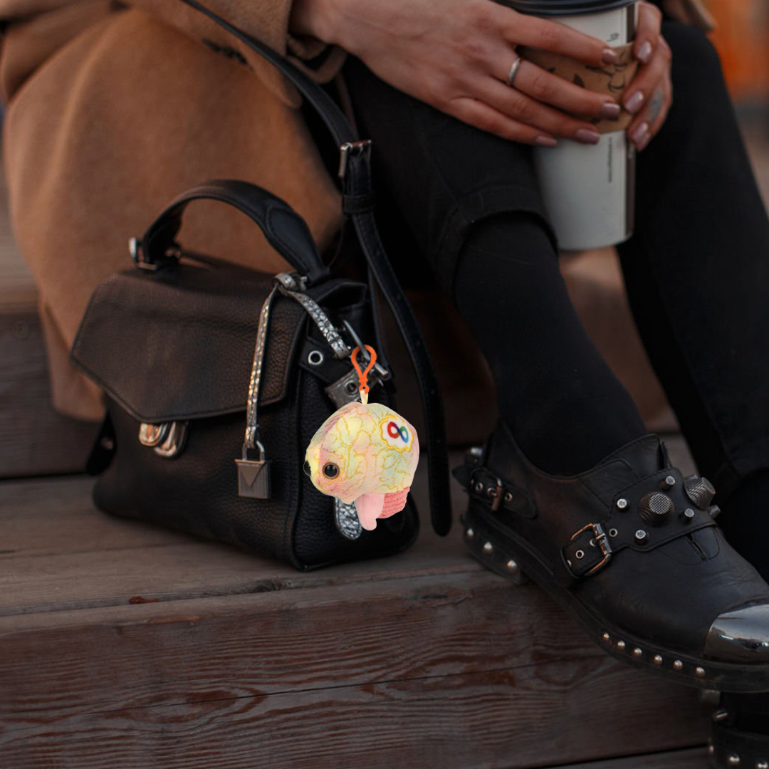 Autism key chain on nice bag