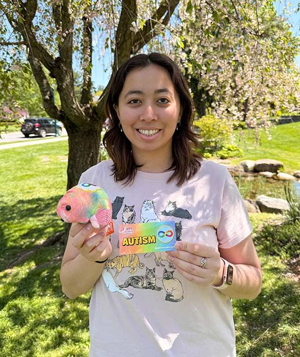 Autism plush with model