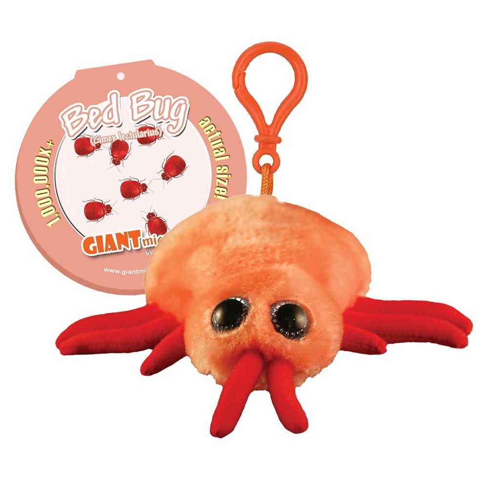 Bed Bug key chain plush with tag
