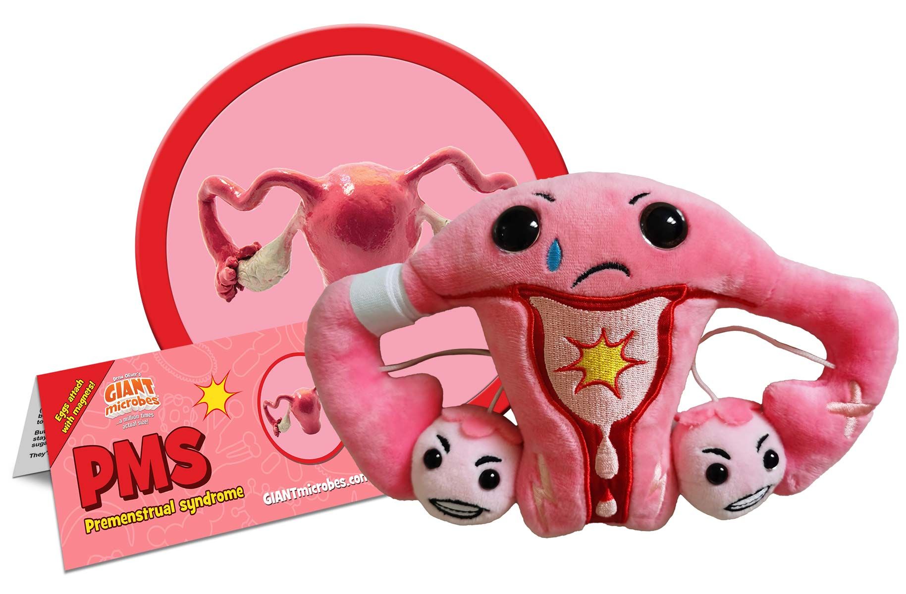 PMS Uterus plush doll cluster