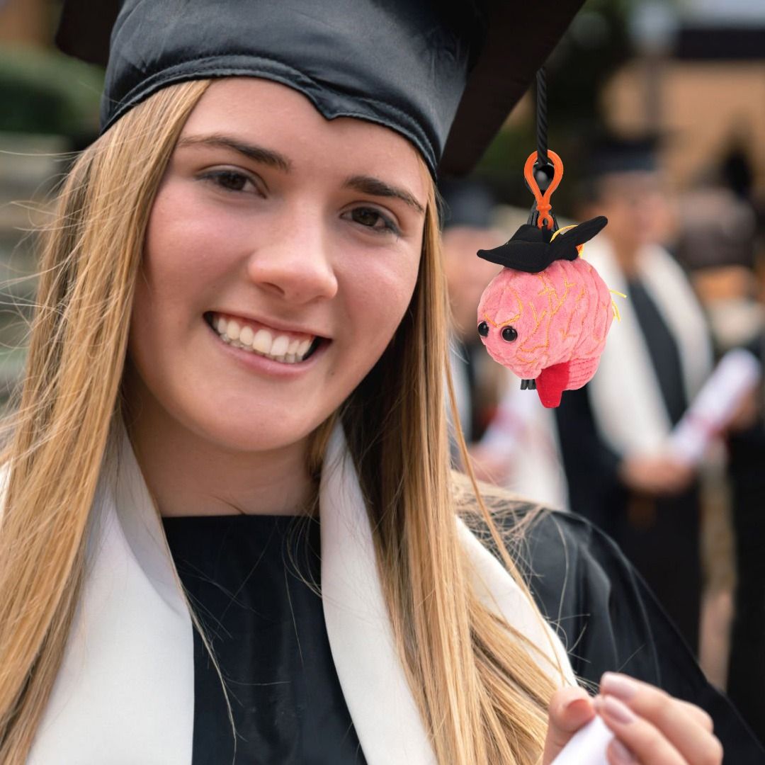 Graduation Brain key chain graduate
