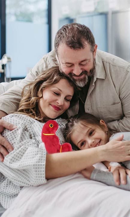 Kidney plush family recovery