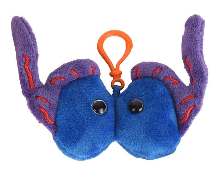 Testicles plush key chain