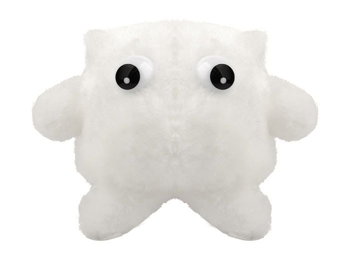 White Blood plush front