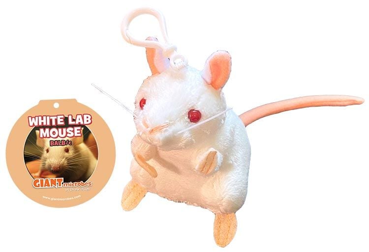 White Mouse plush kc with tag