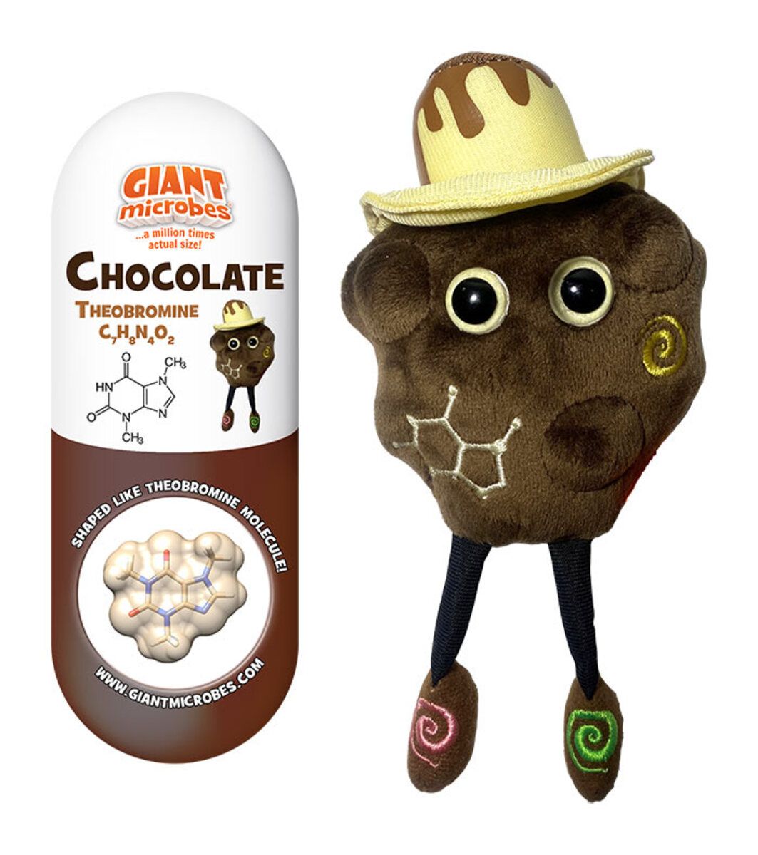 Chocolate - Theobromine Molecule Plush | GIANTmicrobes