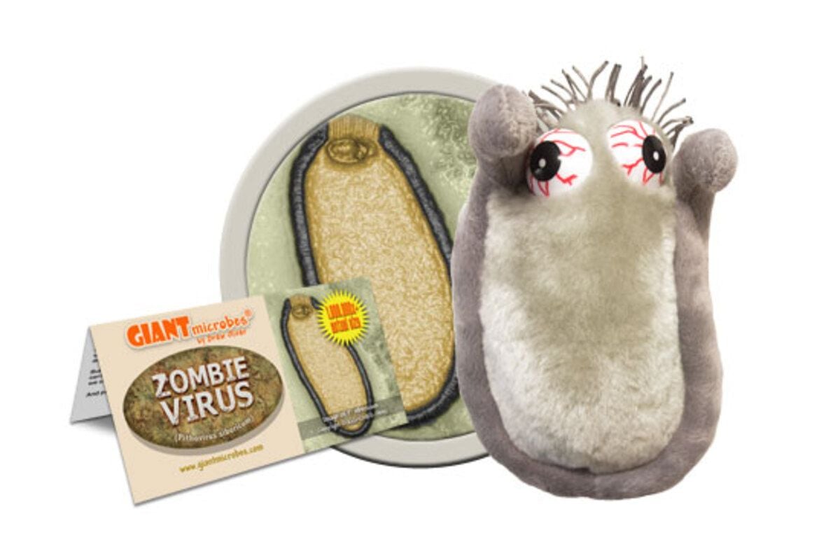 毒ガス 怪鳥 メルバ ミニソフビ Zombie Virus - Prehistoric Microbe Plush | GIANTmicrobes