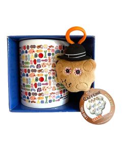 Art Mug with Caffeine key chain