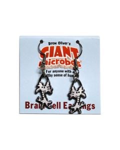 Brain Cell earrings packaging