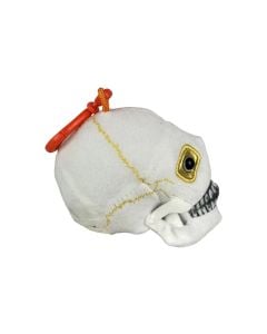 Gold Skull key chain side