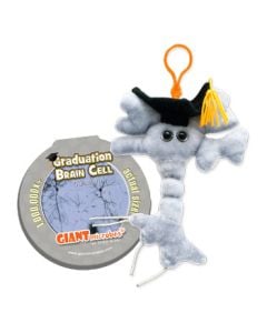 Brain Cell Graduation Key Chain