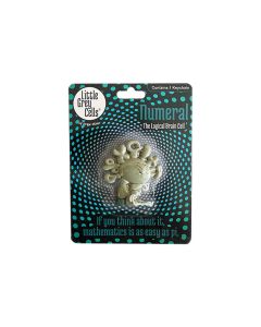 Numeral key chain package