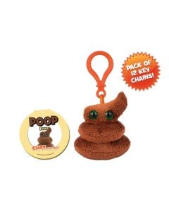 Poop Key Chain 12 Pack