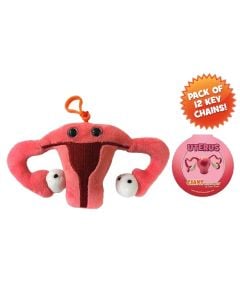 Uterus key chain 12 pack