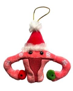 Uterus plush ornament