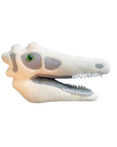Velociraptor skull plush