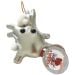 Heart plush ornament