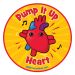 Heart vinyl sticker