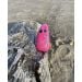Lung plush on the beach