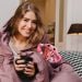 PMS Uterus with blanket and coffee