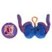 Testicles plush key chain tag
