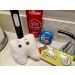 Tooth plush in bathroom
