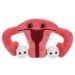 Uterus plush doll