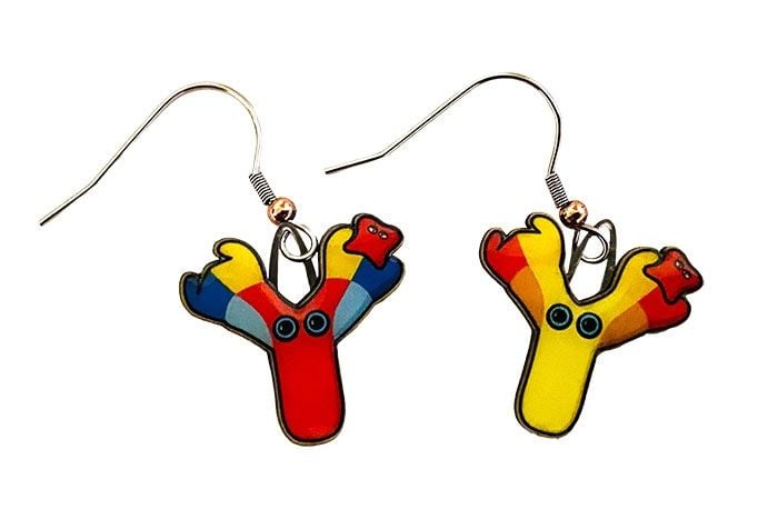 Antibody earrings close