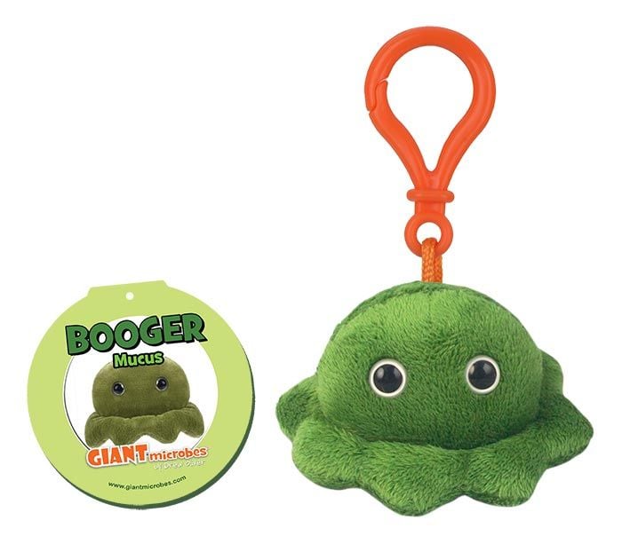 Booger key chain tag