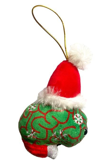 Brain plush ornament