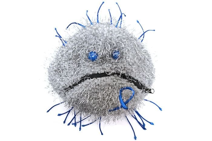 Colorectal Cancer plush doll