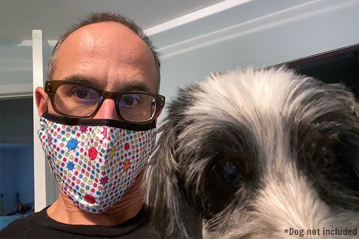 Coronavirus Face Mask dog