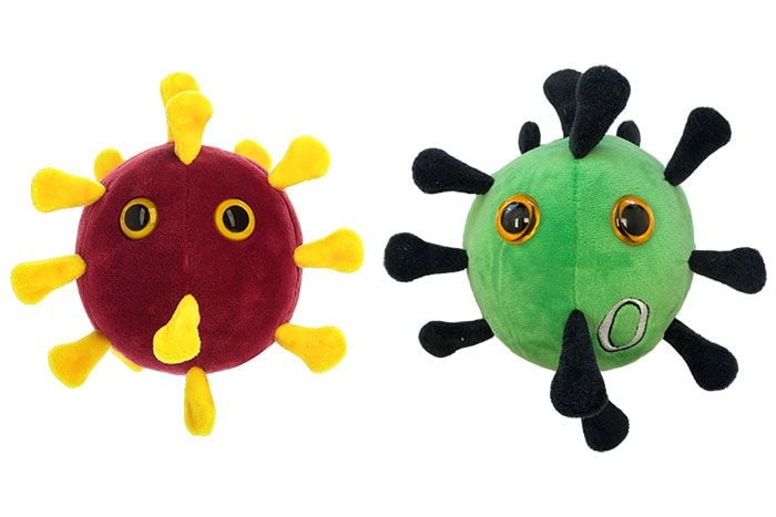 Omicron Covid 2-pack plush dolls