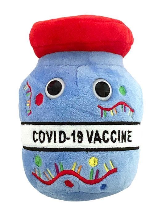 COVID vaccine plush doll