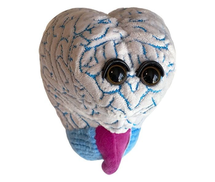 Depression plush eyes front