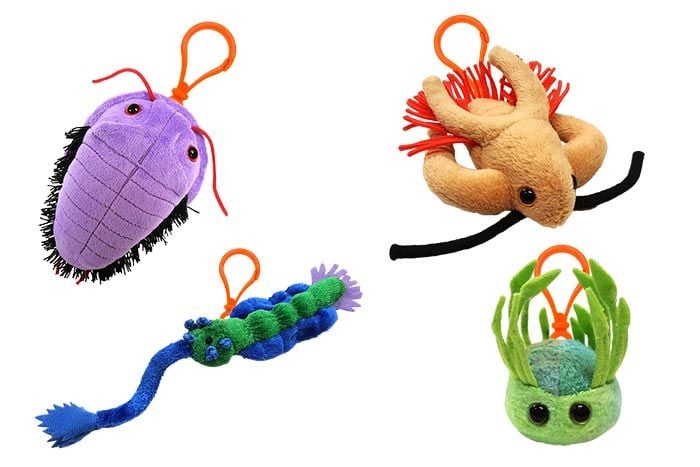 Giant Microbes Trilobite Prehistoric Educational Plush Toy Original Soft 14cm 