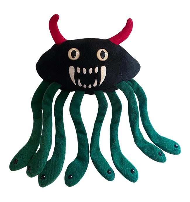 Evil E. coli plush doll