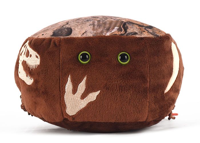 T. rex fossil dig plush front