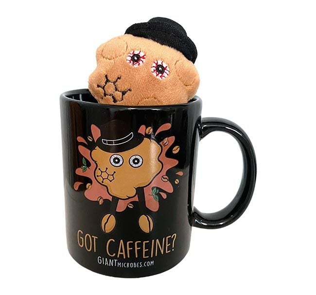 Caffeine Details about   Giant Microbes Plush 