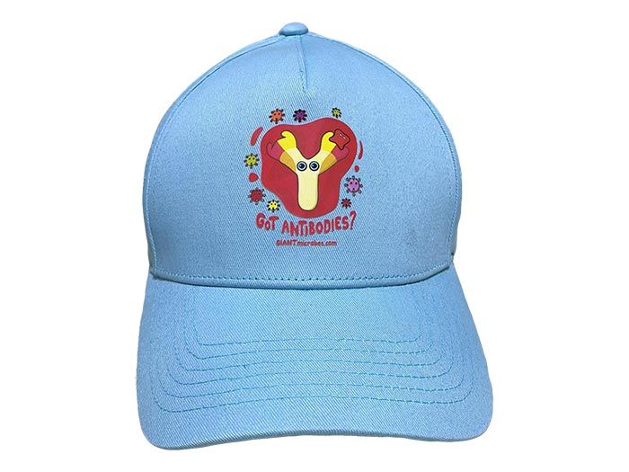 Got Antibodies hat light blue front