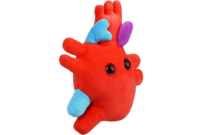 Heart plush angle