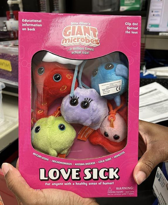 Love Sick box in hand