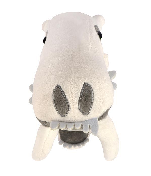 Smilodon skull plush front 1