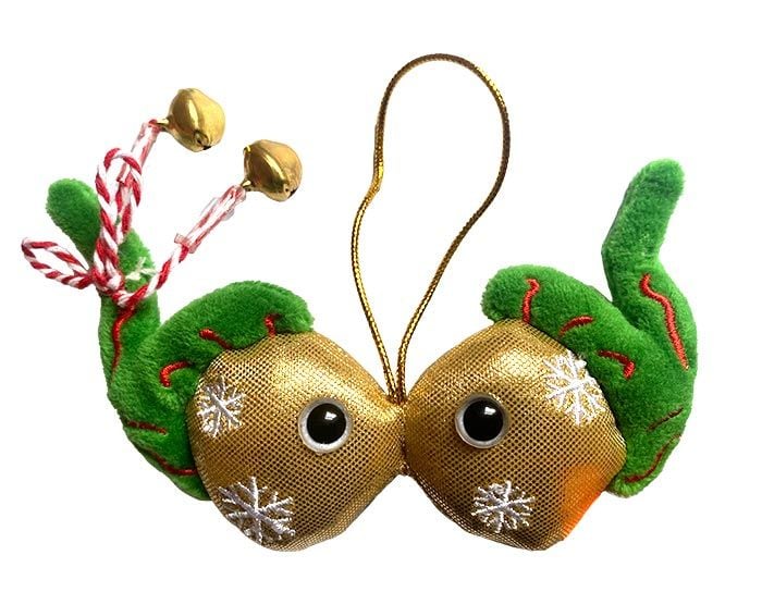 Testicles plush ornament