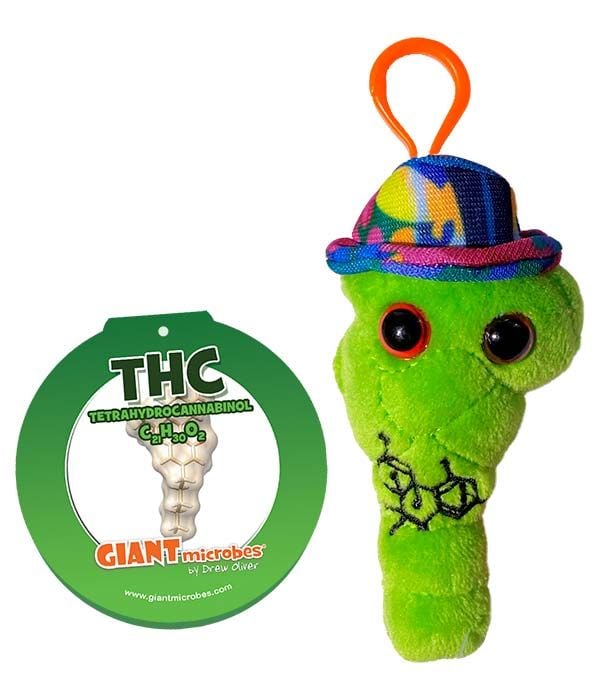 THC key chain with tag